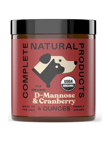 Polvo Orgánico D-Mannose y Arándano para Mascotas 113g - Complete Natural Products