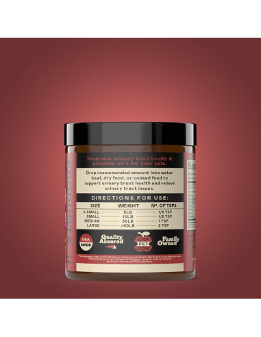 Polvo Orgánico D-Mannose y Arándano para Mascotas 113g - Complete Natural Products