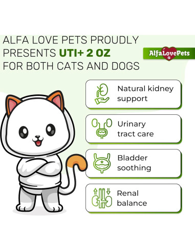 Suplemento UTI para Perros y Gatos Alfa Love Pets 56.7 g