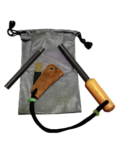 Encendedor de Fuego BSGB con Mango de Madera y Ferrocerio