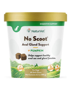 Suplemento para Perros NaturVet No Scoot - 60 Masticables