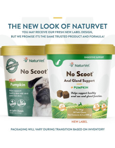 Suplemento para Perros NaturVet No Scoot - 60 Masticables 2