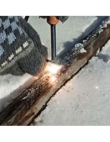 Encendedor de Fuego BSGB con Mango de Madera y Ferrocerio