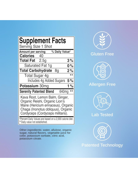 Disparos de Relajación Orgánicos SAGA - 6 Pack 60ml Fresa Pepino