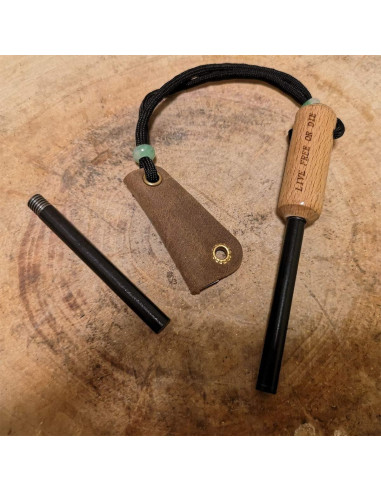 Encendedor de Fuego BSGB con Mango de Madera y Ferrocerio