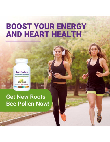 Cápsulas de Polen de Abeja New Roots Herbal 1000 mg 100 Unidades