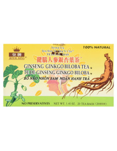Té de Ginseng y Ginkgo Biloba Royal King - 20 Bolsas