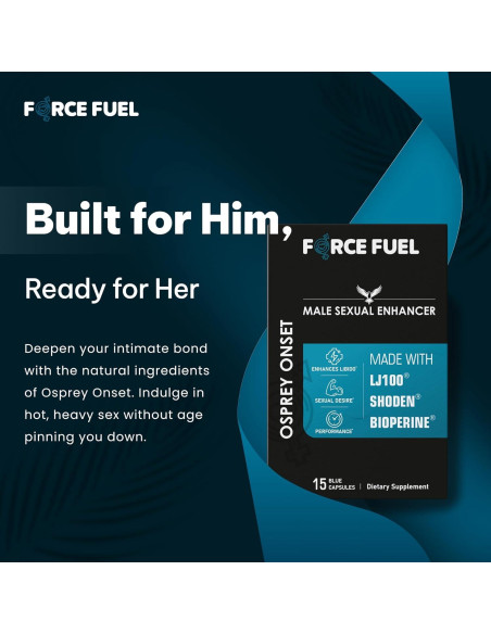 Píldoras Sexuales para Hombres Osprey Onset - 15 Cápsulas