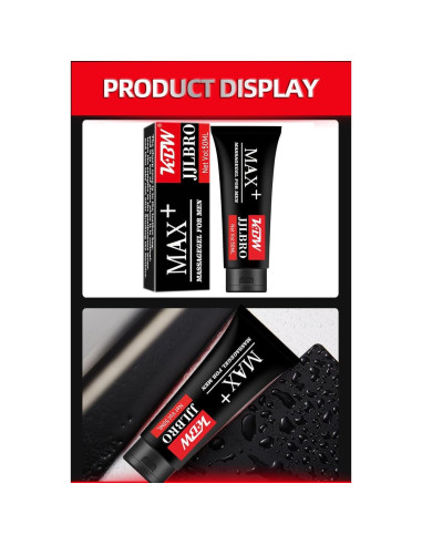 Gel de Masaje Huge Max+ XXXL para Hombres - Aumento de Tamaño y Fuerza