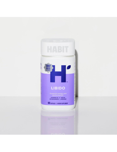 Suplemento de Libido HABIT 2 Paquete Doble 120 Cápsulas Veganas