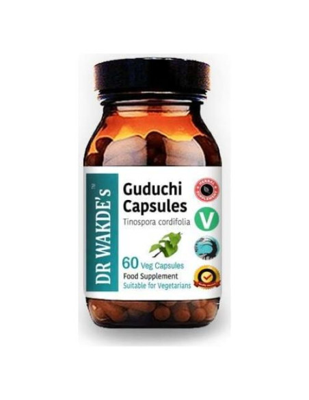 Cápsulas Guduchi DR WAKDE 60 Veganas 500mg Suplemento Natural