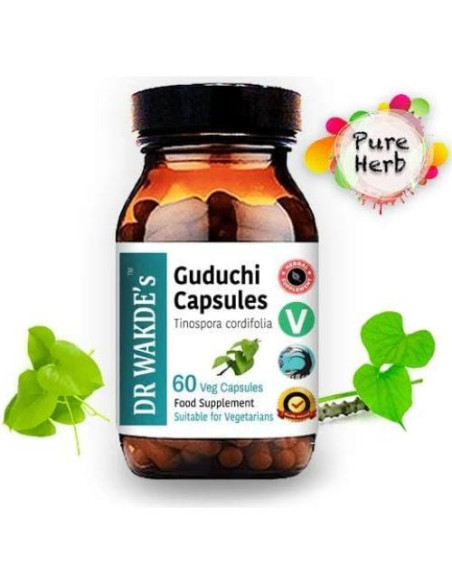Cápsulas Guduchi DR WAKDE 60 Veganas 500mg Suplemento Natural