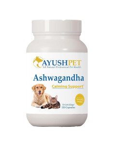 Suplemento Natural para Mascotas Ayush Pet 120 Cápsulas