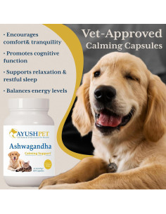 Suplemento Natural para Mascotas Ayush Pet 120 Cápsulas 2