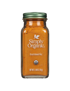 Cúrcuma Molida Simply Organic 67.13 g - Especia Orgánica