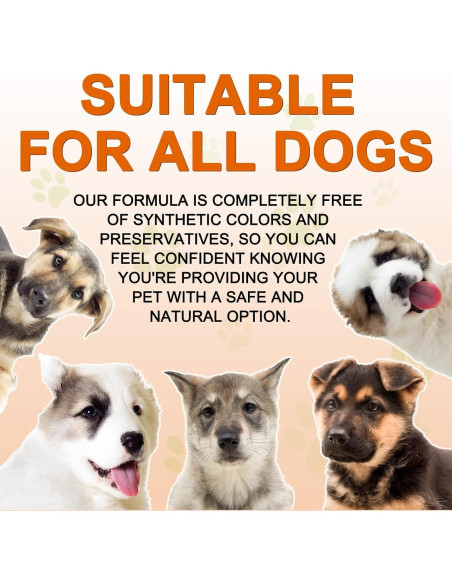 Suplemento Masticable de Cúrcuma para Perros Jinqi 180 Tabletas