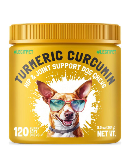 Suplemento de Cúrcuma y Curcumina LEGITPET 120 Masticables