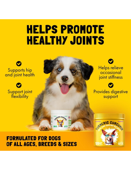 Suplemento de Cúrcuma y Curcumina LEGITPET 120 Masticables