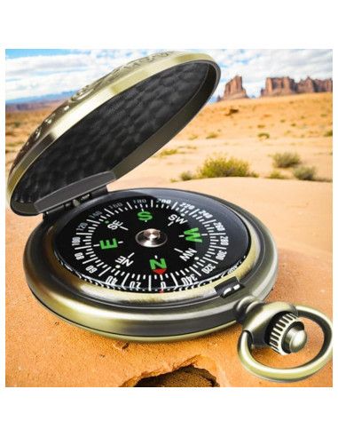 Brújula Clásica Antiguo HCJspring para Senderismo y Camping