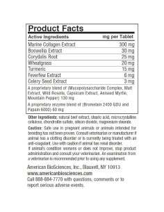 Suplemento Articular Natural DGP para Perros - 60 Tabletas 2