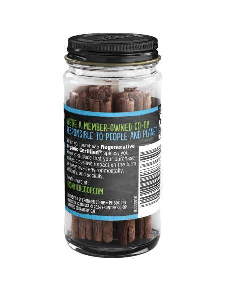 Palitos de Canela de Ceilán Frontier Co-op 17g Orgánico