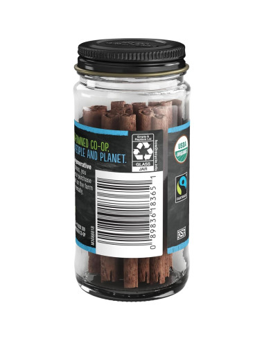 Palitos de Canela de Ceilán Frontier Co-op 17g Orgánico