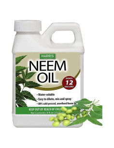 Aceite de Neem Prensado en Frío Harris 8oz - 12 Galones