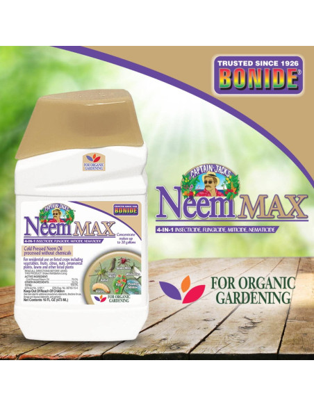 Aceite de Neem Concentrado Bonide 473 ml Insecticida Orgánico