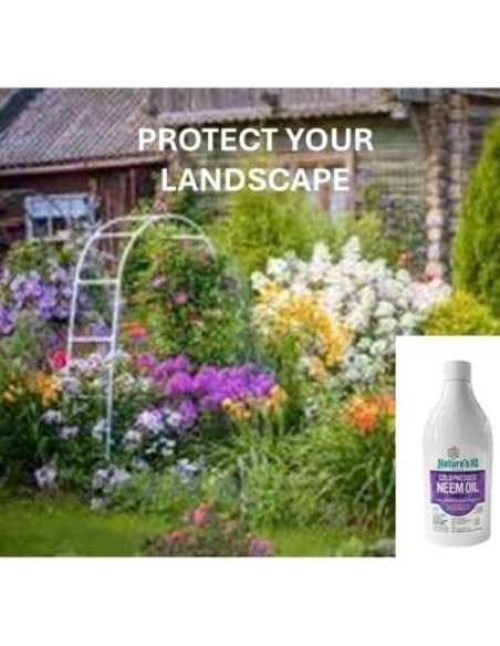 Concentrado de Aceite de Neem Nature's IQ 2x473ml - Insecticida 4 en 1