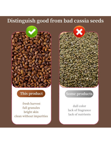 Té de Semillas de Cassia Natural 500g - Sin Azúcar ni Aditivos