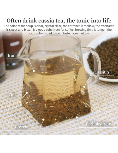 Té de Semillas de Cassia Natural 500g - Sin Azúcar ni Aditivos