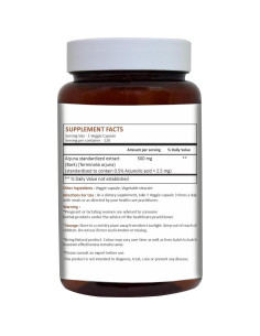 Cápsulas de Arjuna Herbal Hills 120 unidades 500 mg Suplemento 2