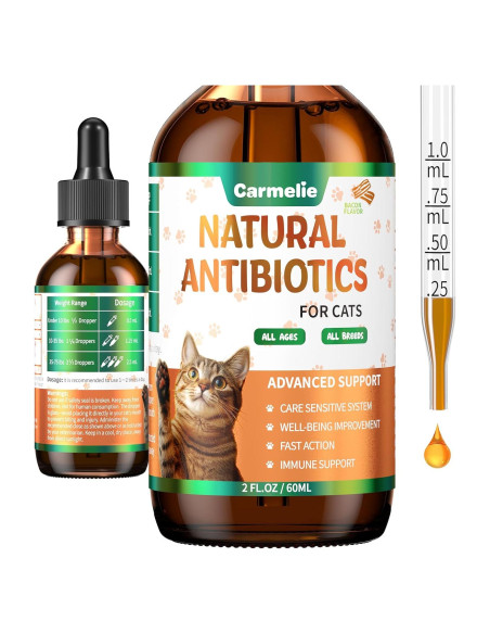 Antibiótico Natural para Gatos Carmelie 59 ml - Salud Urinaria