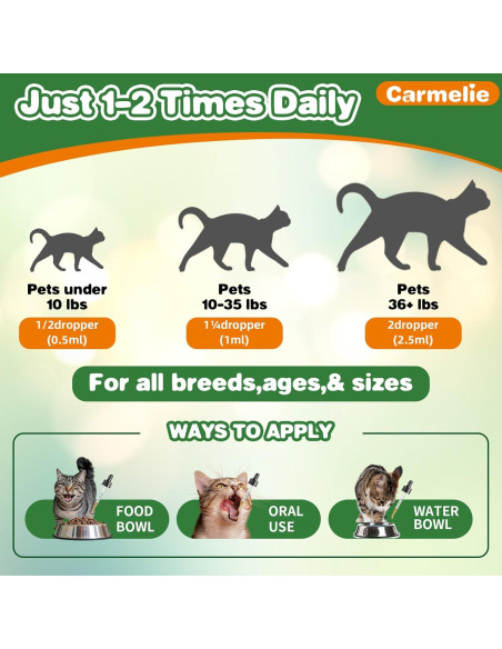 Antibiótico Natural para Gatos Carmelie 59 ml - Salud Urinaria