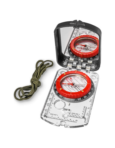 Brújula de Boy Scout TurnOnSport con Espejo Ajustable