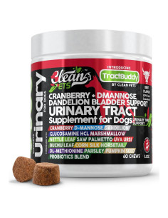Suplemento Urinario para Perros Clean Brands 60 Cápsulas