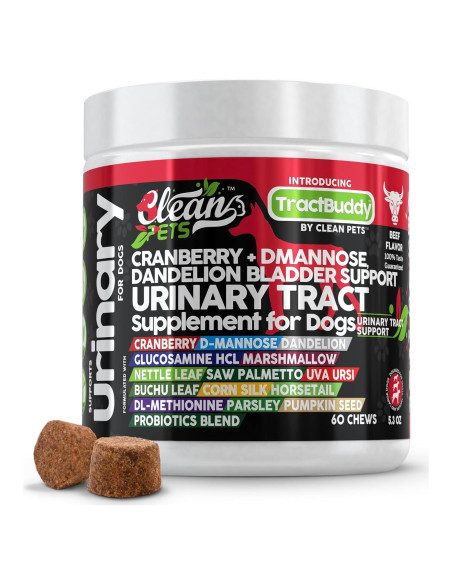 Suplemento Urinario para Perros Clean Brands 60 Cápsulas
