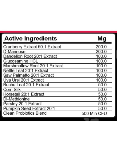 Suplemento Urinario para Perros Clean Brands 60 Cápsulas