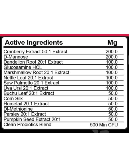Suplemento Urinario para Perros Clean Brands 60 Cápsulas