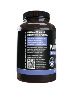 Cápsulas de Saw Palmetto 365 Unidades Ingredientes Originales Puros 2