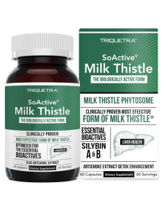 SoActive Cardo Mariano Fitósoma 60 Porciones - Soporte Hepático
