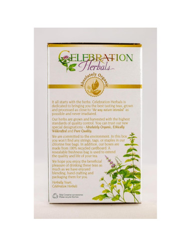 Té Orgánico de Hierba de Cardo Lechoso Celebration Herbals - 24 Bolsitas