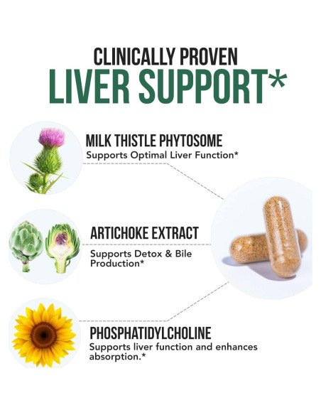 SoActive Cardo Mariano Fitósoma 60 Porciones - Soporte Hepático