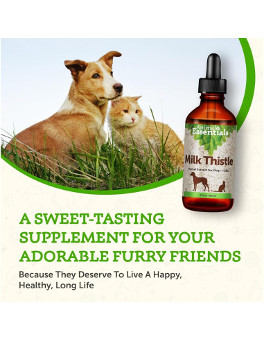 Suplemento Hepático Esenciales de Animales Cardo Lechoso 60 ml