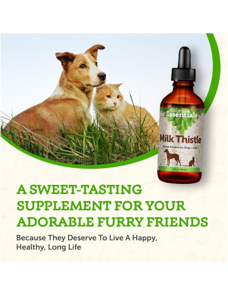 Suplemento Hepático Esenciales de Animales Cardo Lechoso 60 ml