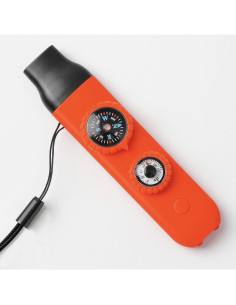 Silbato de Seguridad Multifuncional Viriber 7 en 1 Naranja 2