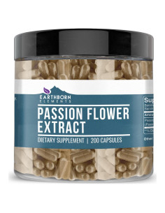 Extracto de Flor de Pasión Earthborn Elements 200 Cápsulas Puro