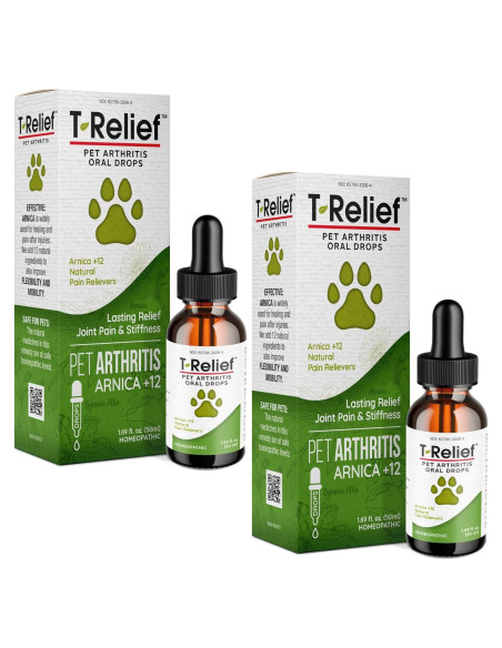 Gotas MediNatura T-Relief para Alivio de Artritis en Mascotas 47.7 ml