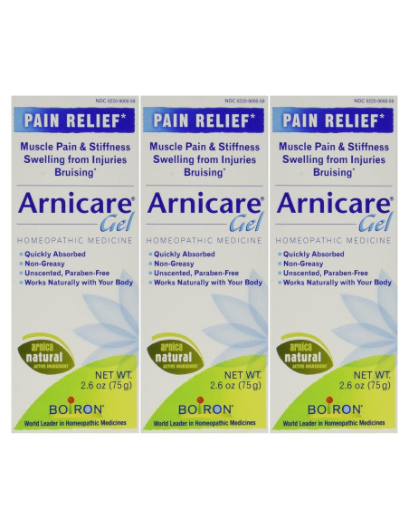 Gel de Árnica Boiron 3 Paquetes de 73.71 g Alivio Dolor