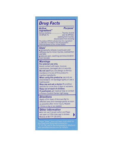 Gel de Árnica Boiron 3 Paquetes de 73.71 g Alivio Dolor